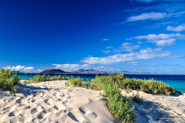 Lanzarote zu den Sanddünen von Fuerteventura